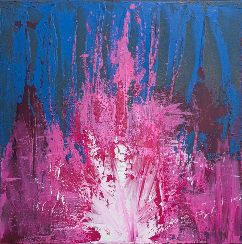 La grande fleur rose