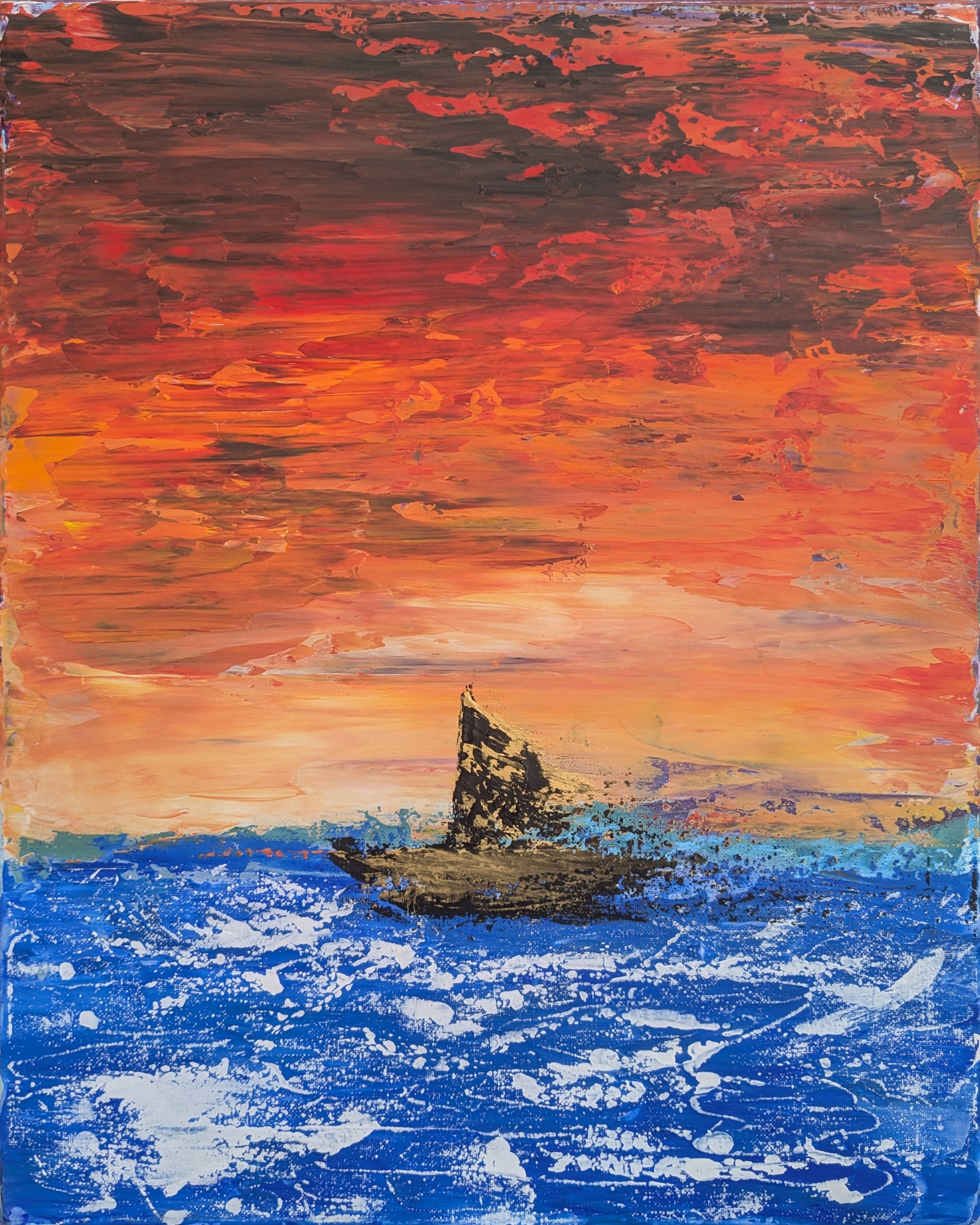 Le bateau sous le ciel